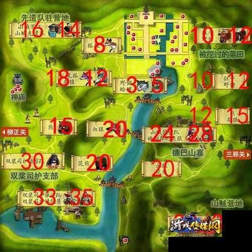 热血江湖20.0版本地图怪物分布,江湖20.0地图怪物图鉴!