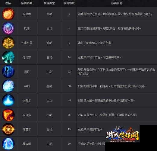 魔域职业推荐技能简介