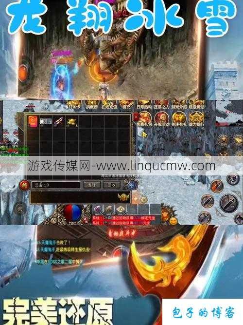 冰雪单职业传奇游戏,冰雪中的传奇冒险