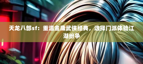 天龙八部sf:重温金庸武侠经典,选择门派体验江湖纷争
