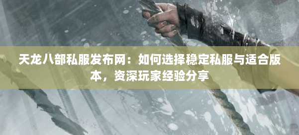 天龙八部私服发布网：如何选择稳定私服与适合版本，资深玩家经验分享
