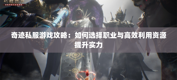 奇迹私服游戏攻略:如何选择职业与高效利用资源提升实力