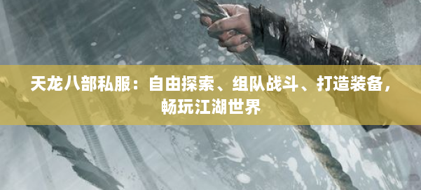 天龙八部私服:自由探索、组队战斗、打造装备,畅玩江湖世界