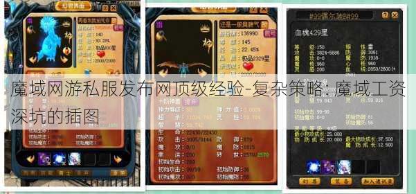 魔域网游私服发布网顶级经验-复杂策略: 魔域工资深坑的插图