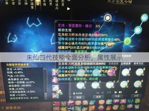 朱仙四代技能全面分析，属性展示