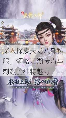 深入探索天龙八部私服,领略江湖传奇与刺激的独特魅力